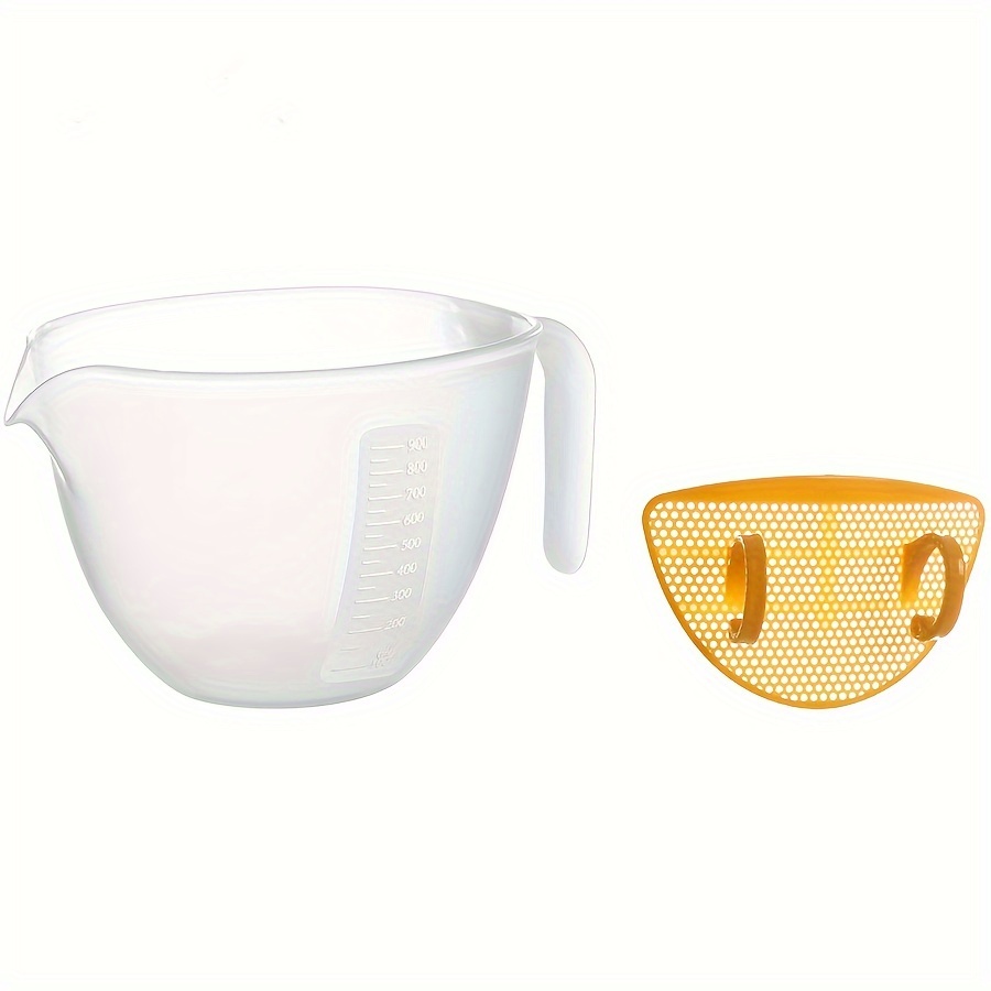 Measuring Cup With Filter Large Capacity And Graduated Egg - Temu