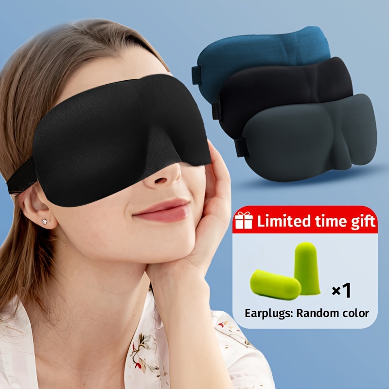 Masque de Sommeil 3D  Accessoire Voyage Confort –