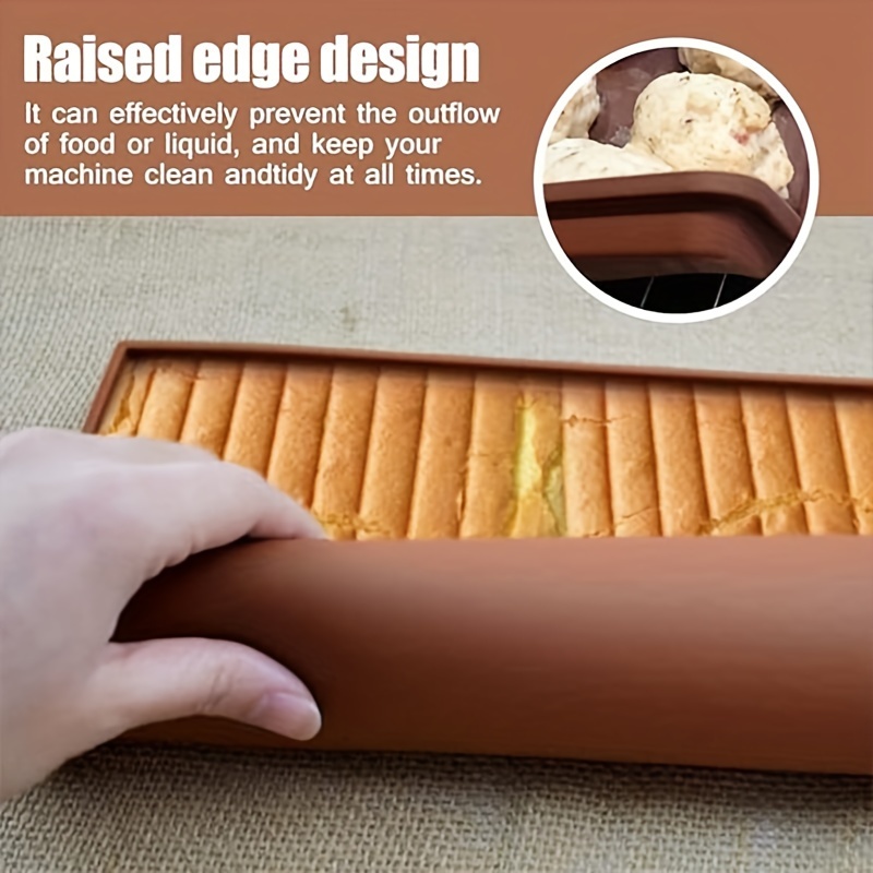 Silicone Swiss Roll Cake Mat - Silicone Baking Mat, Jelly Roll Pan,  Non-stick Silicone Mat With Lip, Easy To Clean Silicone Pastry Mat, Great  For Swiss Roll, Pastry, Jelly, - Temu