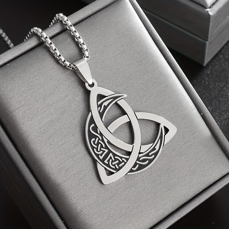 Moon Crescent Witchcraft Pendant Witch Endless Necklace