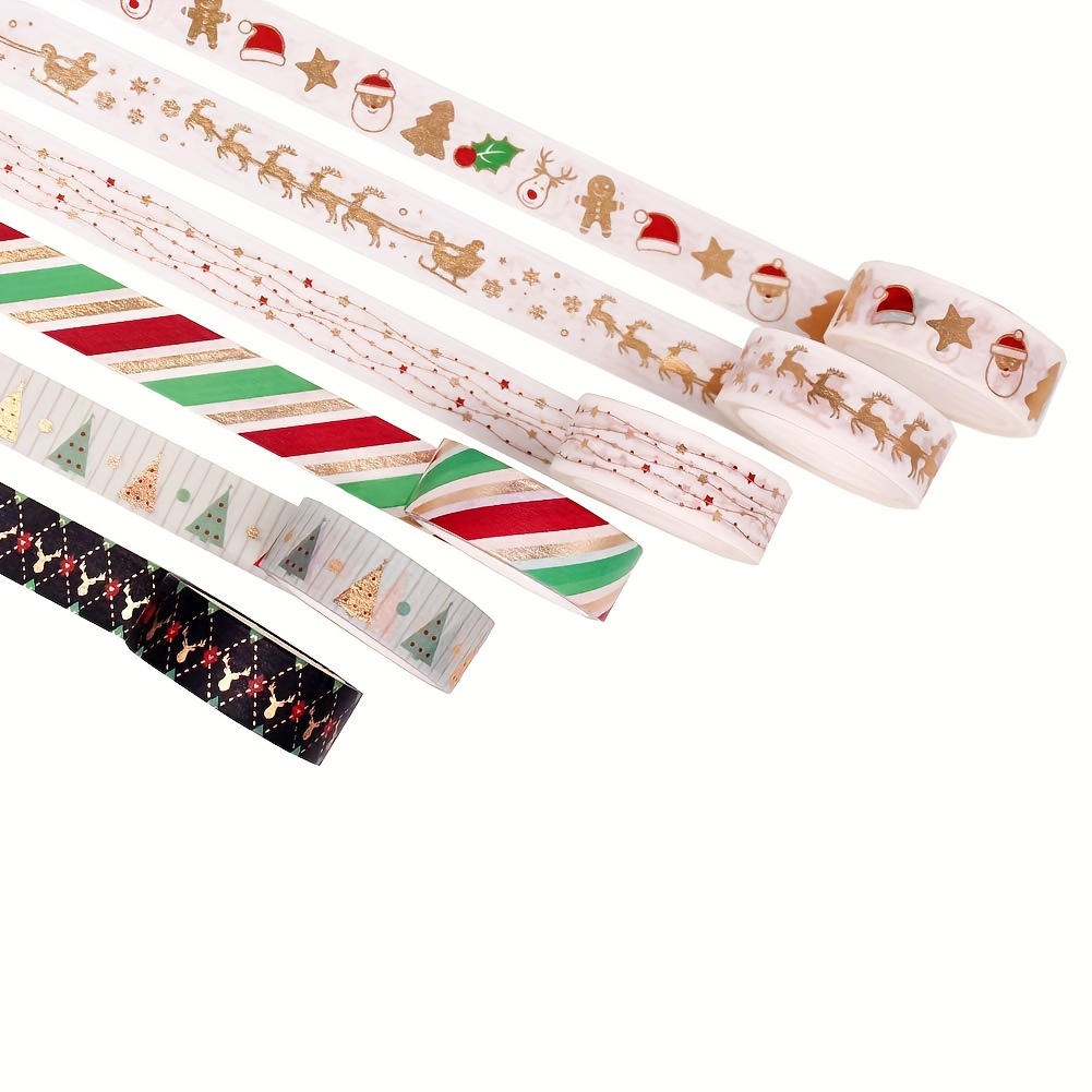 Premium Vintage Washi Tape Set: With Plaid Patterns Perfect - Temu