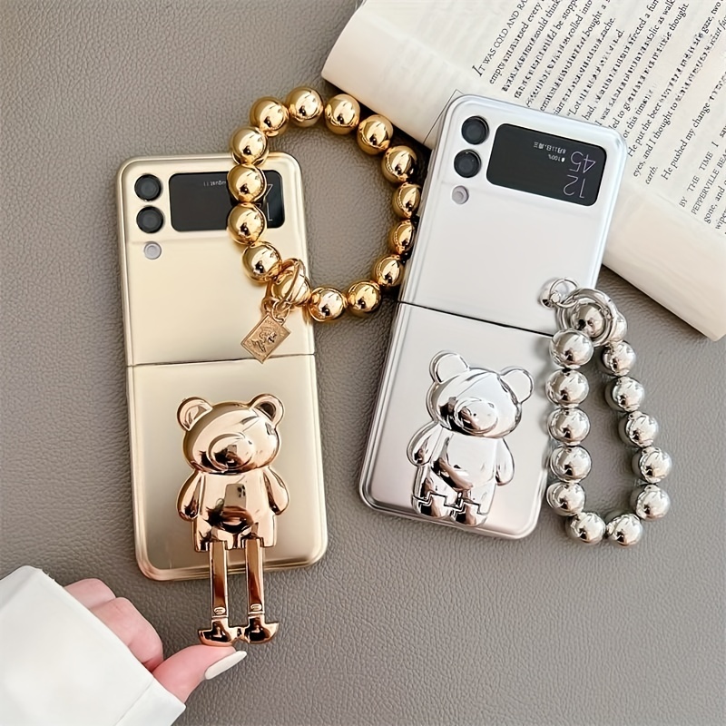 Cute Bear Samsung Phone Case for Samsung Galaxy Z Flip 3 (5G