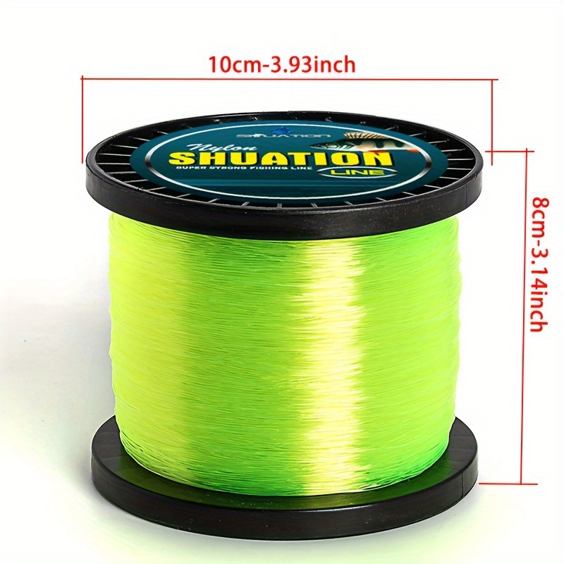 546yds Red Fishing Line Nylon Super Strong Wear resistant - Temu Canada