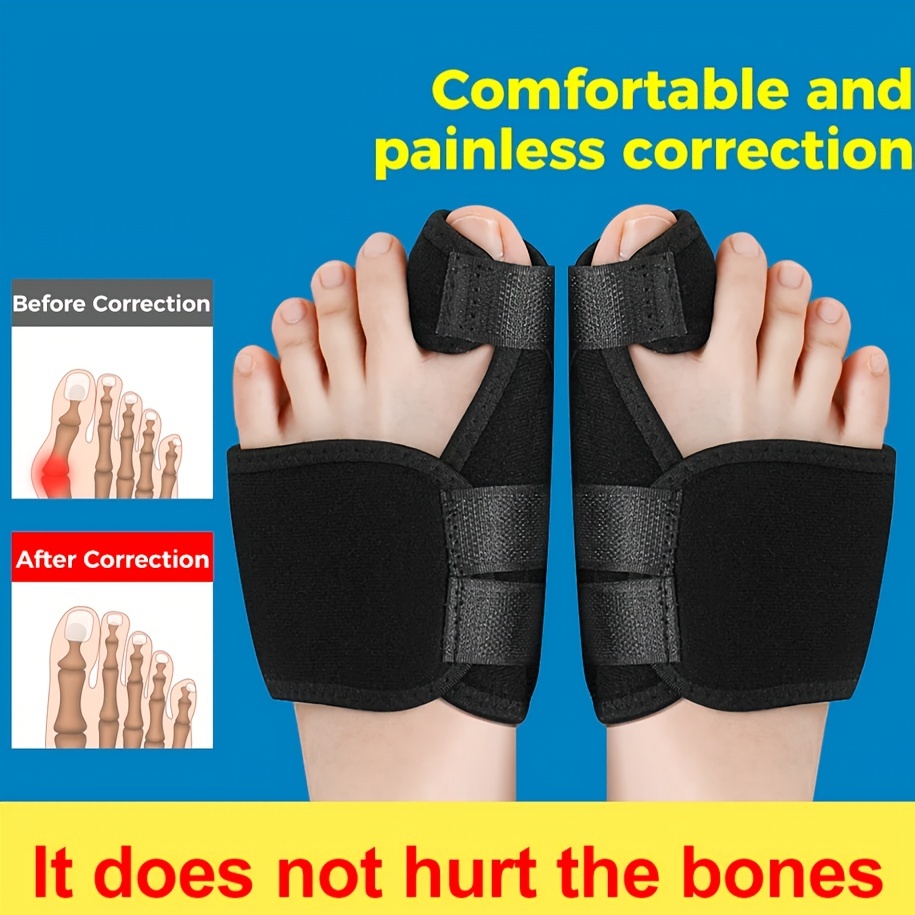 1 Pair Bunion Splint Big Toe Straightener Corrector Foot Pain Relief