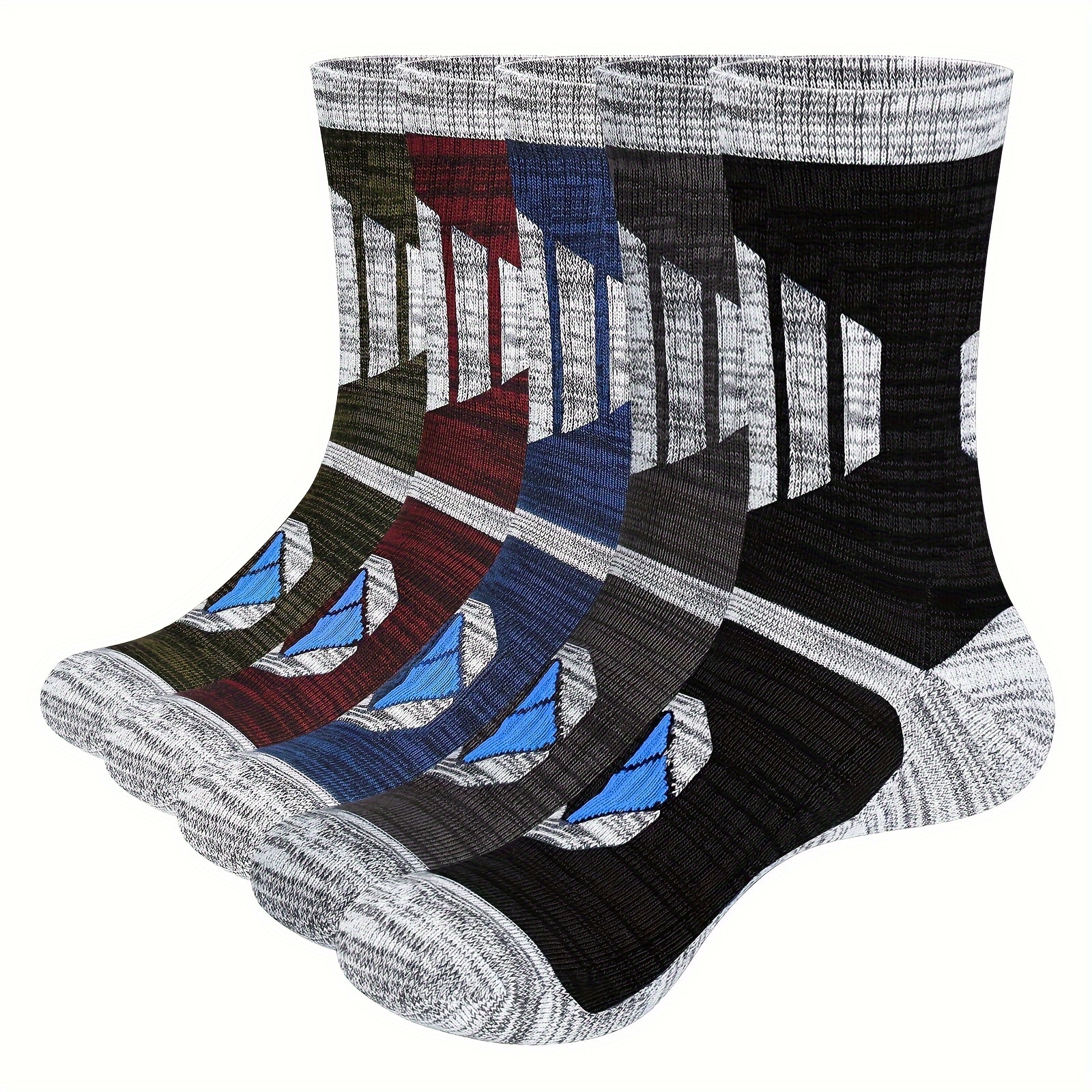Men's Breathable Sweat Socks Toe Socks Novelty Socks Sports - Temu Canada