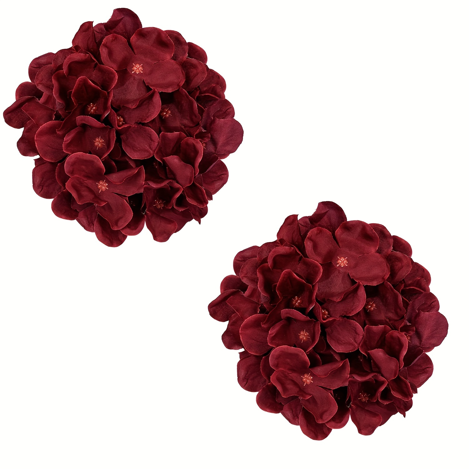 Decpro 12Pcs Ortensie artificiali con steli, 54 petali Ortensia di seta  realistica Fiori finti per matrimonio Home Office Party Café Decorazione