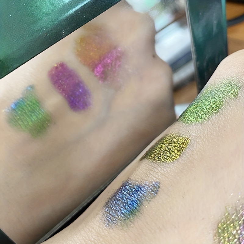 MultiChrome Shifting Pigments Chameleon Eyeshadow Duochrome Chameleon  Eyeshadow Infinite Chrome Shining Eyeshadow Net 0.2g