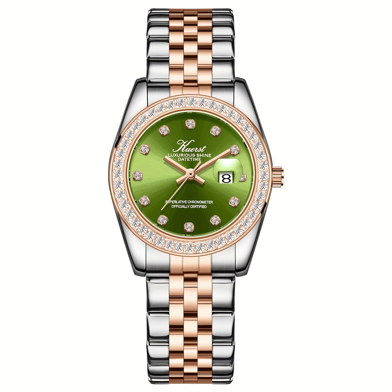 1pc Students Couple Steel Strap Double Press Butterfly Buckle Quartz Watch  Multifunctional Waterproof Calendar Watch Holiday Gift | High-quality &  Affordable | Temu