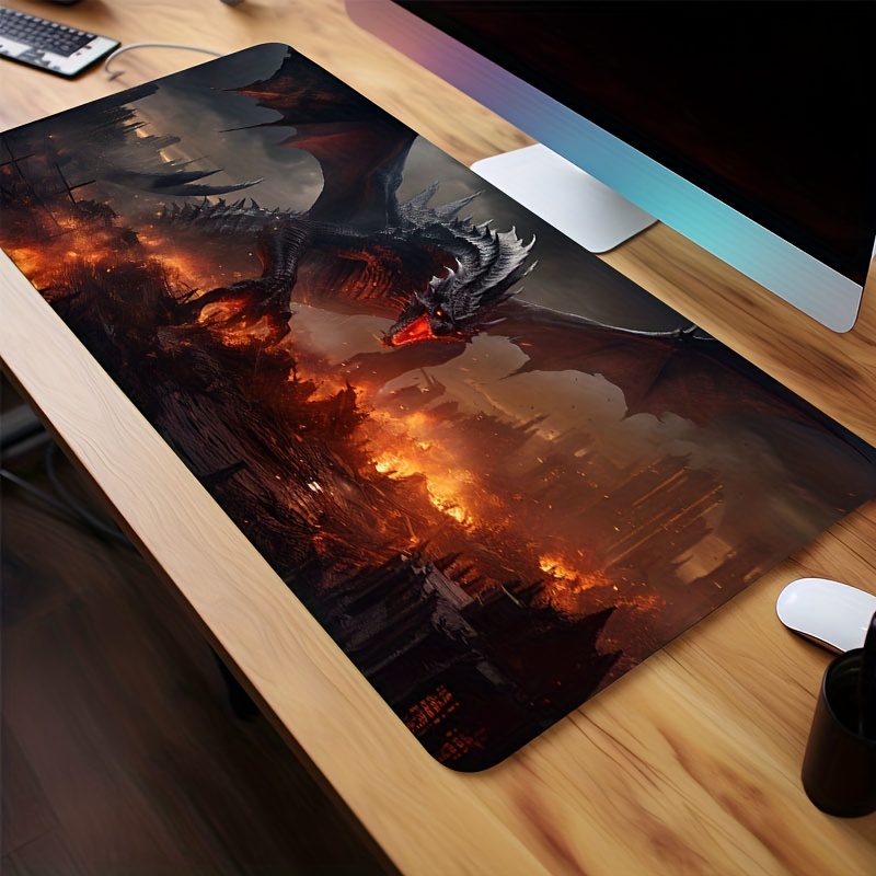 Large Game Mouse Pad Dragon Gaming Accessories Hd Print - Temu Germany