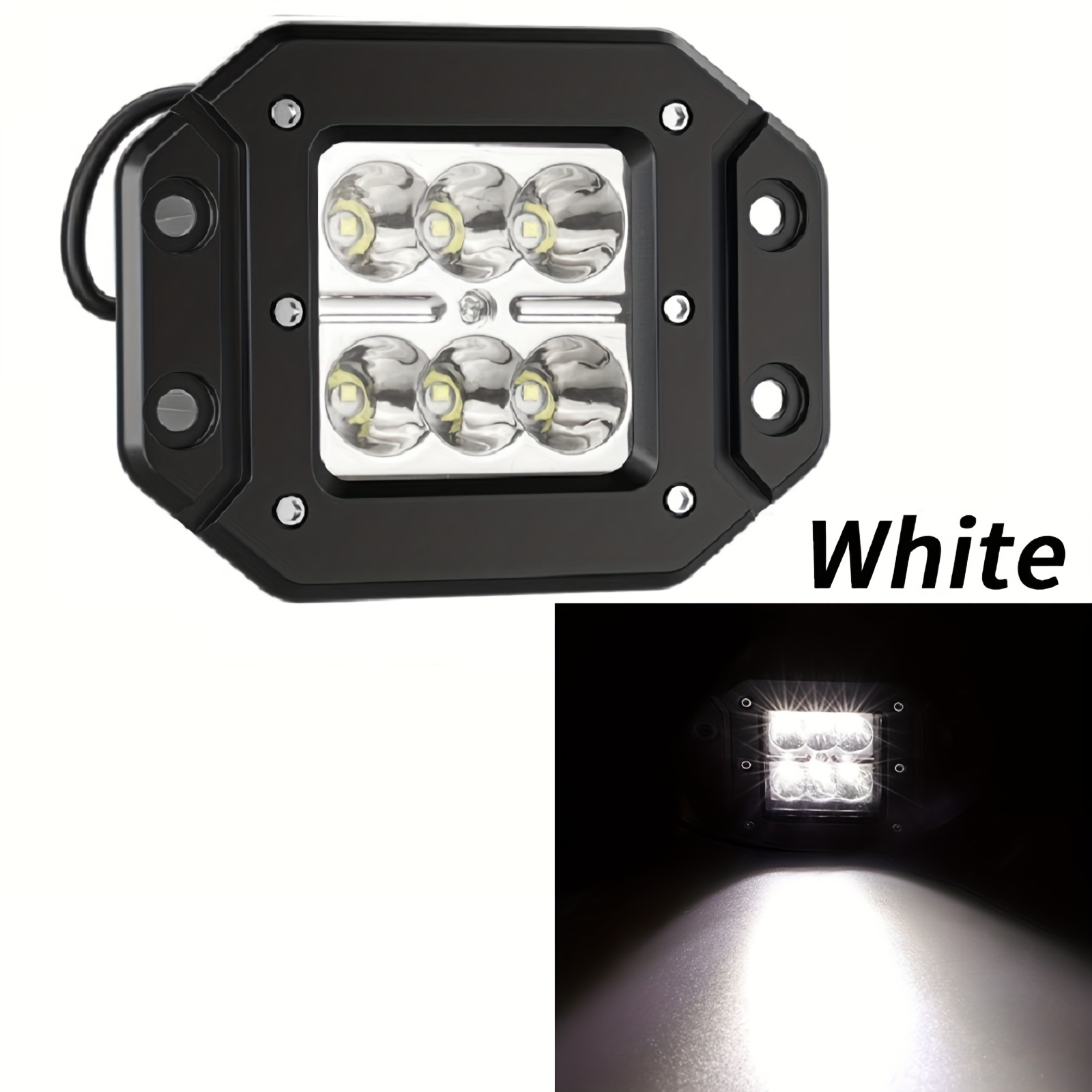 Barra de luz LED de 25 pulgadas, 120 W, luz de conducción de una sola fila,  LED CREE, lámpara de conducción antiniebla, CREE 5 W, luces LED