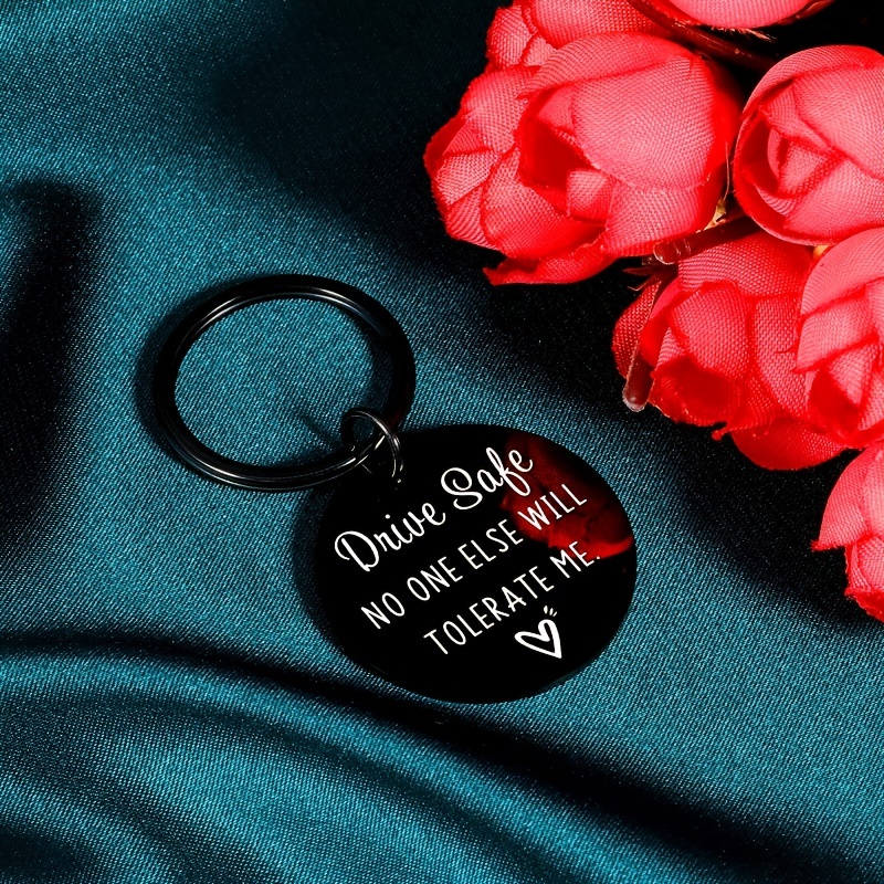 Valentines Day Gifts for Husband from Wife, Cute Boyfriend Gifts from  Girlfriend, Drive Safe Keychain for Boyfriend, Birthday Gifts for Boyfriend