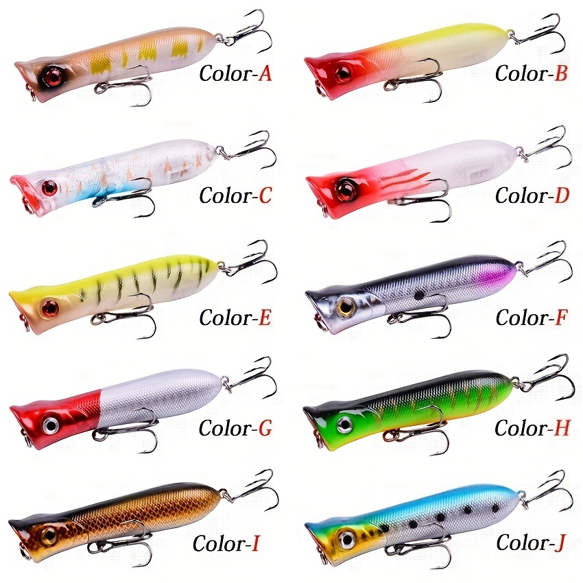 Fishing Lures Bass, Colorful Fishing Supplies, Stuff with 3D Eyes Gear and  Equipment, Lifelike Fishing Lures for Freshwater Cajuca, Soft Plastic Lures  -  Canada