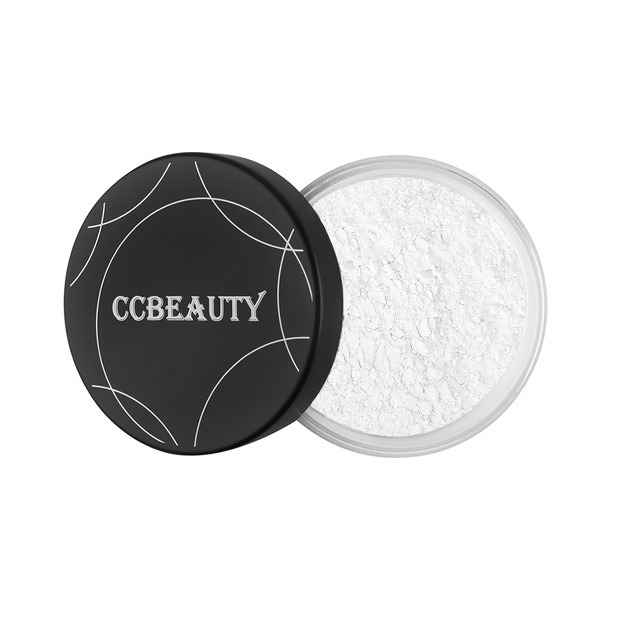 AKARY White Translucent Setting Powder, Shimmer Finishing Powder Oil  Control for Long Lasting Makeup, Lightweight Loose Powder Waterproof Makes  Skin