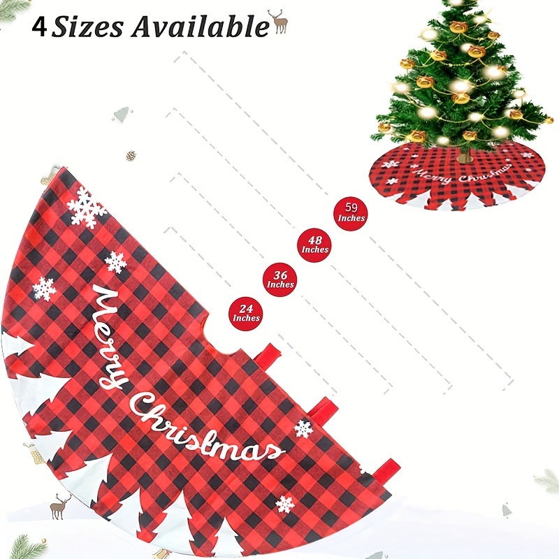 24 Mini Christmas Ornaments, Buffalo Plaid Christmas Decor, Christmas Home  Decor, Red Black Christmas Decor 