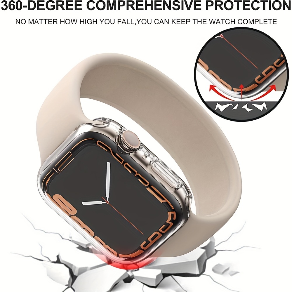 Protective Watch Case For Watch 45mm 44mm 42mm - Smart Home - Temu