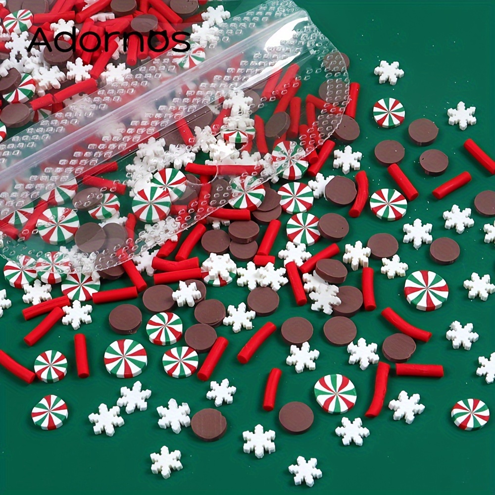 Christmas Polymer Clay Slices — Glitter Fuel LLC