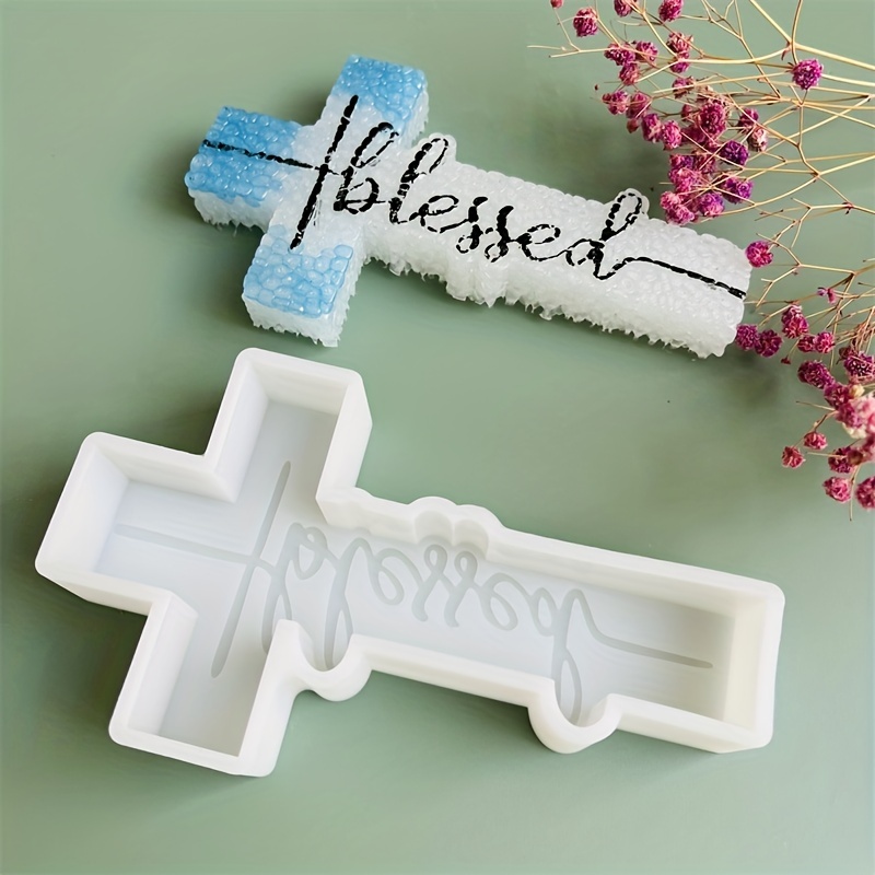 Cross Pendant Silicone Car Freshie Mold Silicone Mold For - Temu