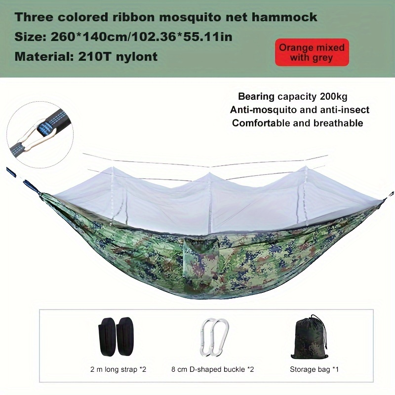 Outdoor Hammock With Mosquito Net for Camping Travel