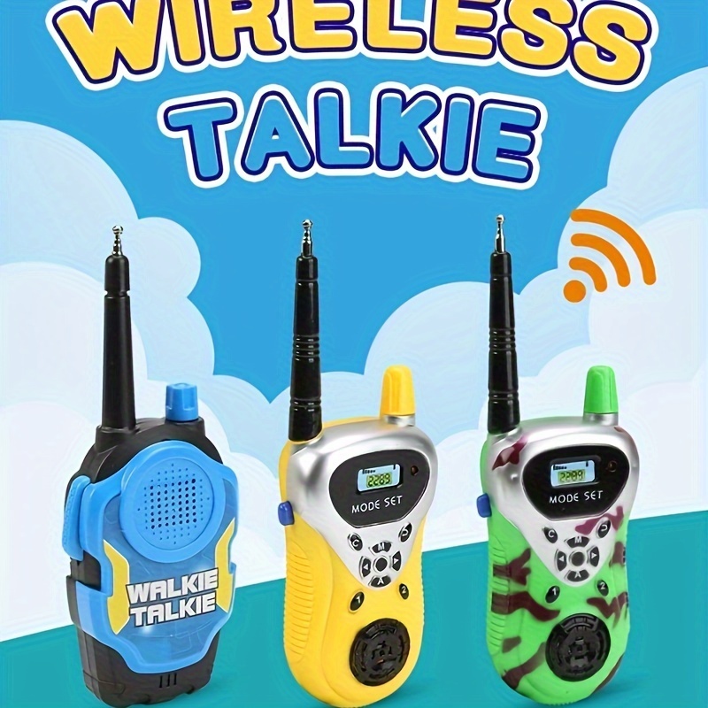 Kids Walkie Talkie Children 2PCS Children's Celular Handheld Radio Receiver  Mini Talkie-Walkie Birthday Gift Toys for Boy Girl