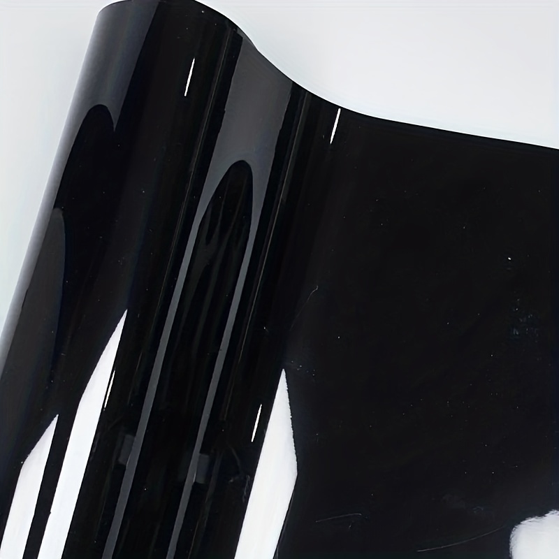 Black Ultra Gloss Piano Black Vinyl Film Car Decal Wrap Sticker Gloss Black  Air-Release Vinyl