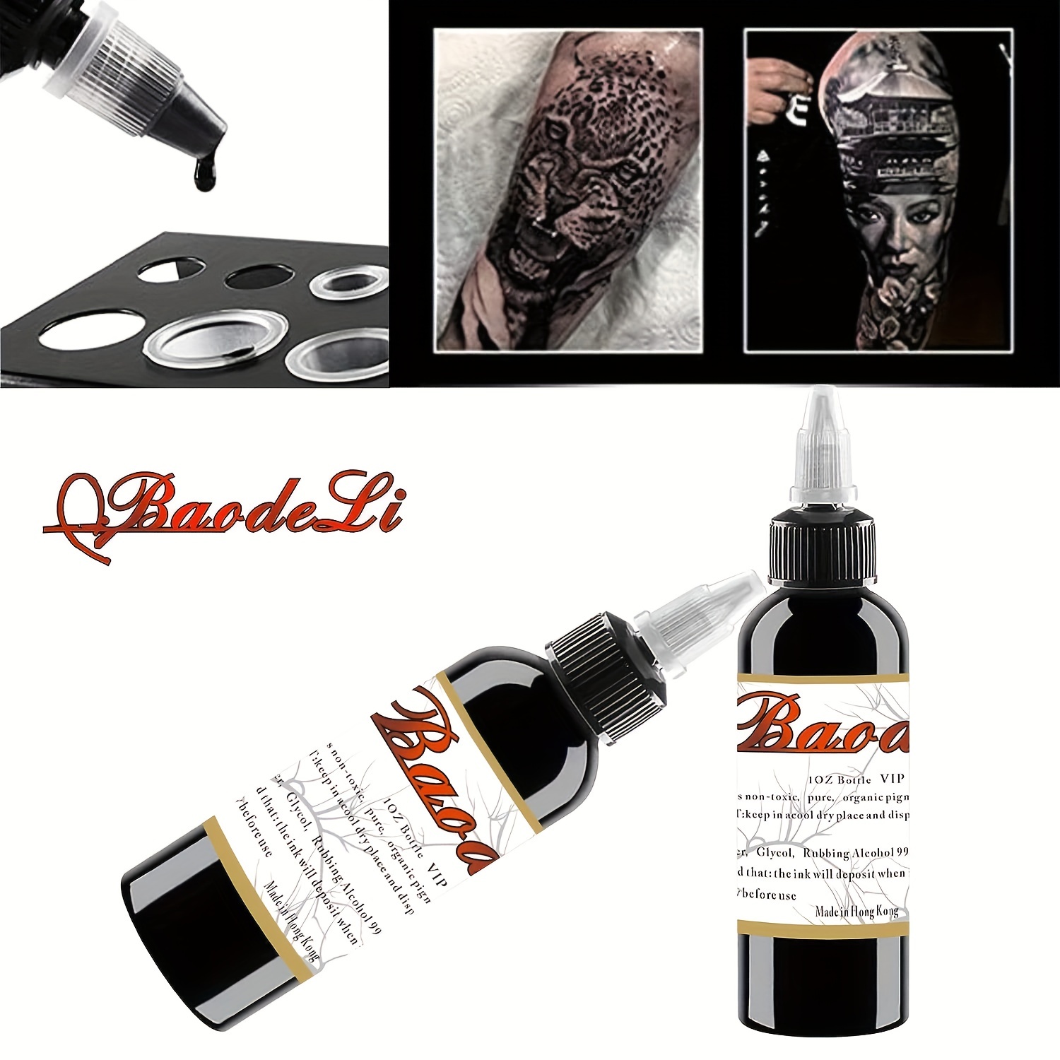 Black Tattoo Ink Professional Tattoo Tattoo Painting - Temu