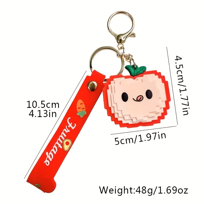 Creative Fruit Shaped Shoe Keychain For Key, Car Key, Bag,etc.