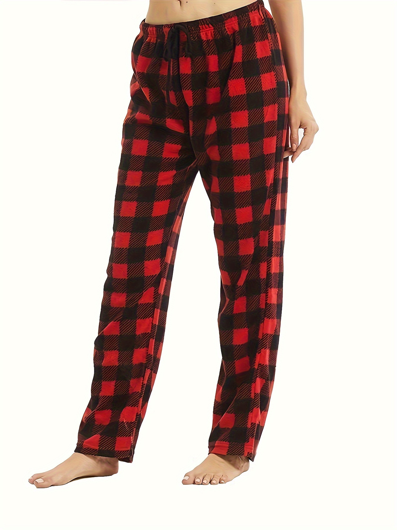 Plus Size Buffalo Plaid Pajama Pants