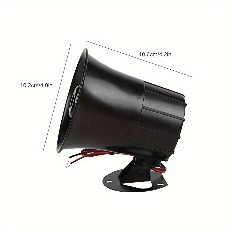 7 sound Car Alarm Horn 12v Mic Loud Motorcycle Siren - Temu