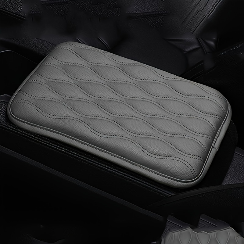 Faux Leather Car Armrest Mat Universal Interior Auto - Temu