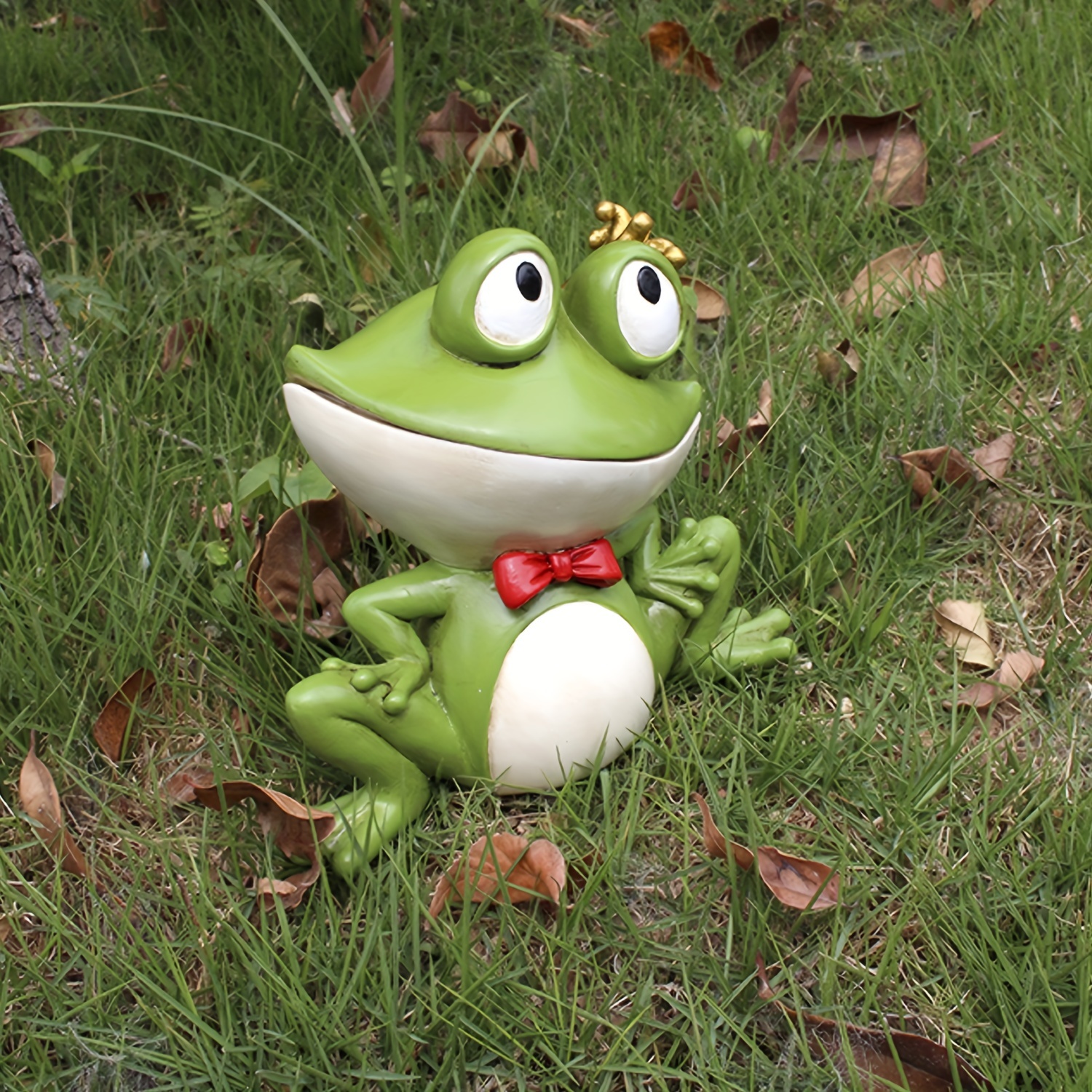 RUNADI Furniture Creations Garden Frog Outdoor Hide A Key Hider Cast Iron  Charming