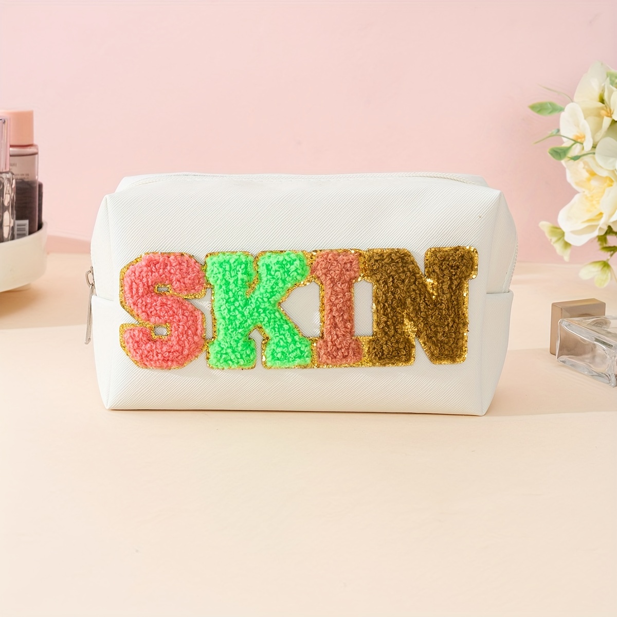 Makeup Bag Cosmetic Bag for Women,1Pcs Large Capacity Makeup Bags