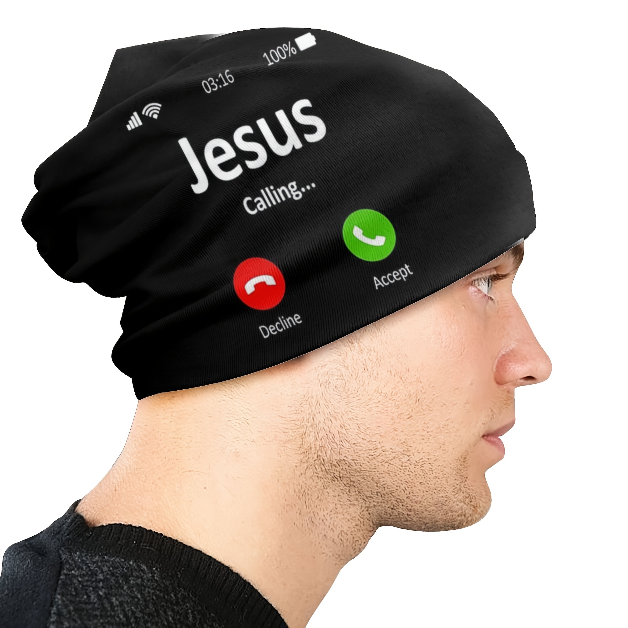 1pc Christ Calling Thin Skullies Beanies Hats For Sports - Jewelry &  Accessories - Temu