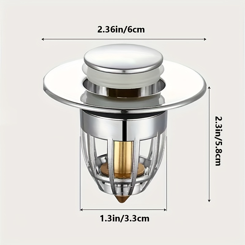 Bouchon D'Évier Universel De Salle De Bain, Bonde De Lavabo