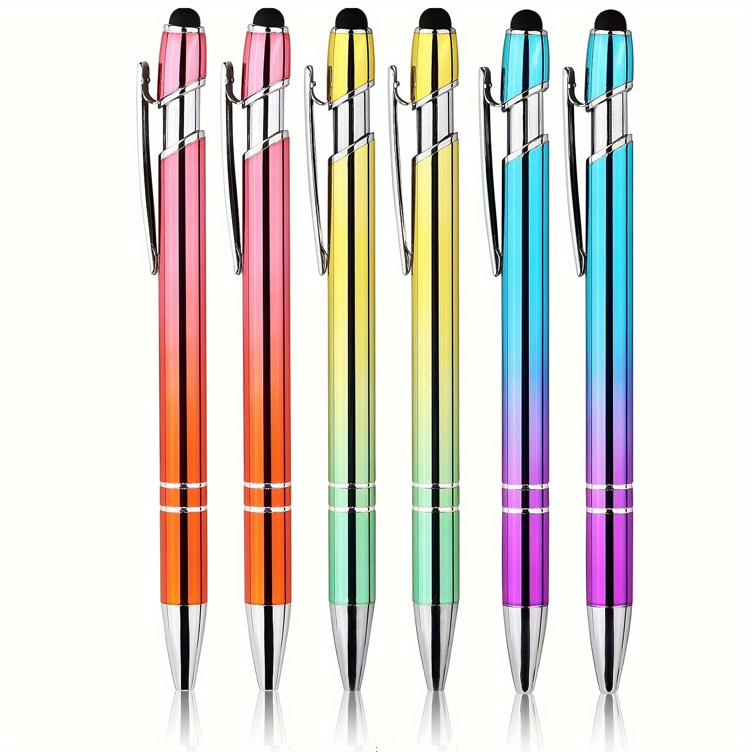 Stylus Pen, 2 in 1 Capacitive Stylus & Ballpoint Click Pen with