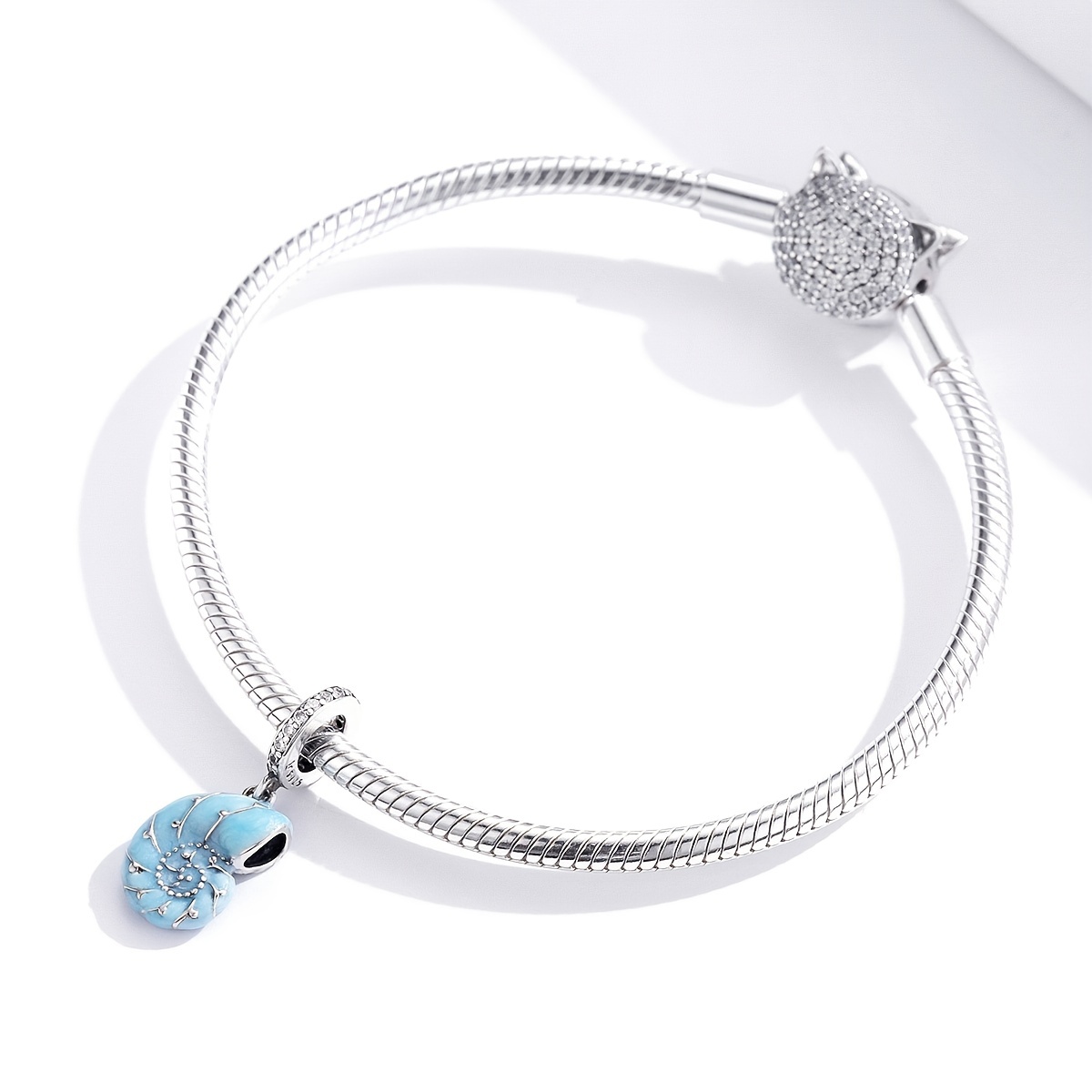 925 Silver Conch Pendant Necklace