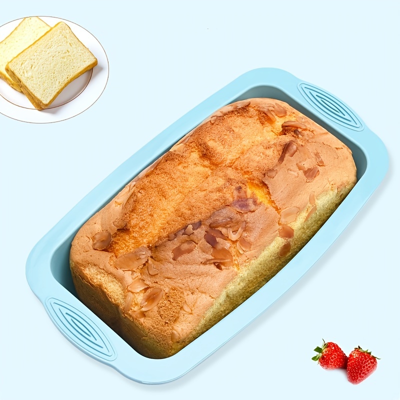 Rectangular Silicone Bread Pan Mold Toast Bread Mold Cake Tray Long Square  Cake Mould Bakeware Non-stick Baking Tools