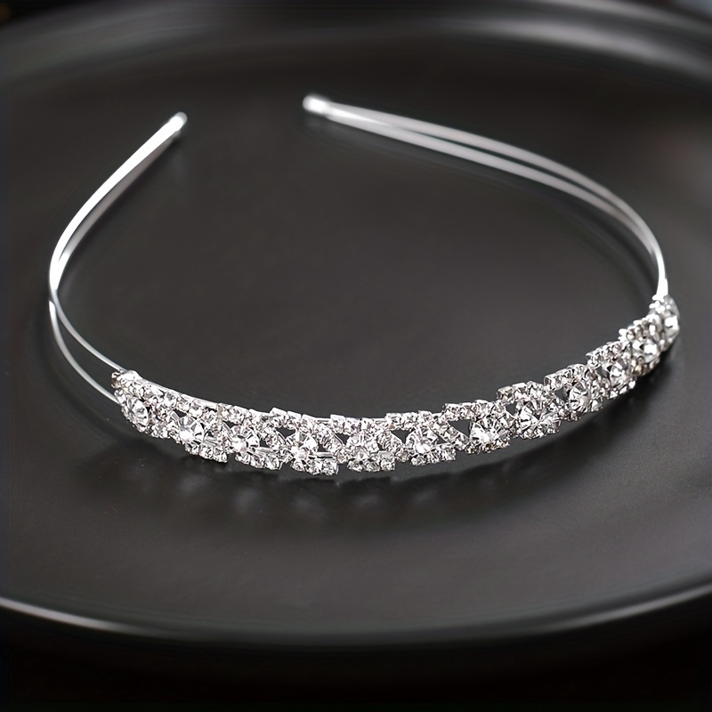 Sparkling Rhinestone Headband for Party Performance - Girls Gift