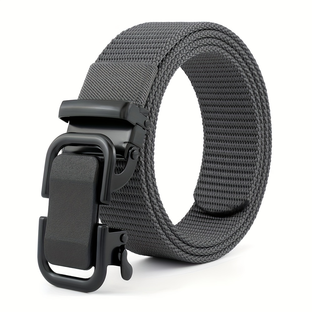 Nylon Elastic Tactical Belt with Metal Buckle
