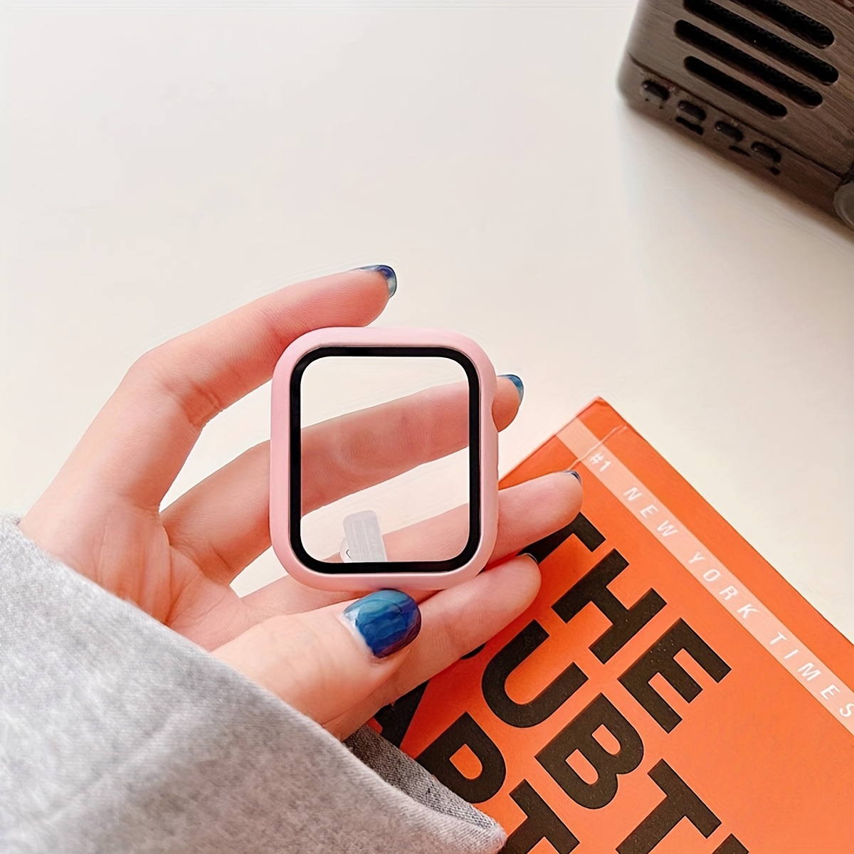 3pcs for Apple Watch Case Set with Tempered Glass Screen Protector, Anti-Drop Fashion Casual Protective Cover, Compatible with for Apple Watch Series 38/40/41/42/44/45/46/49mm, Smartwatch Accessories, Smartwatch Protection | Sleek Watch Case | Tempe