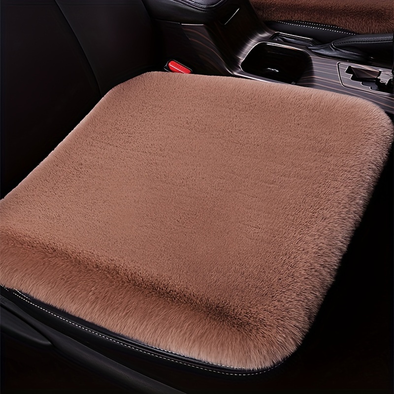 YJYLYHY Coussin de siège Auto/Hiver rembourré Coussin de siège en Velours  d'agneau rembourré/Longueur Chaude Couverture de siège en  Peluche/Protecteur