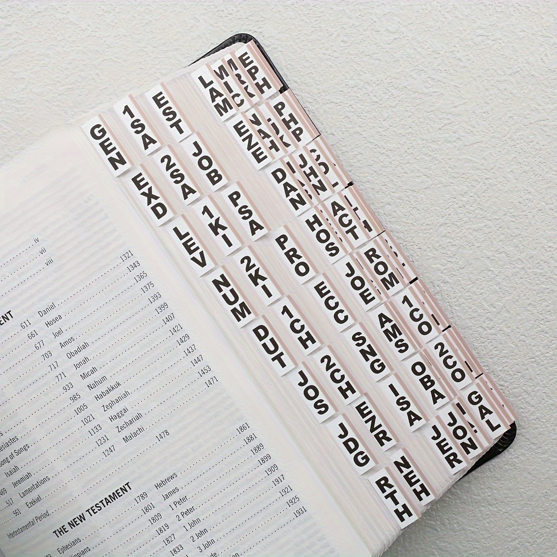 Bible Tabs,sticky Index Tabs, 75 Tabs, Bible Index Label Sticker Bookmarks,  Laminated Bible Tabs Accessories, Bible Study Journaling Supplies, Bible  Index Book Tabs For Men And Women - Temu