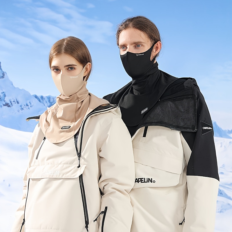 Women's Ski Mask Scarf Warm Velvet Windproof Waterproof