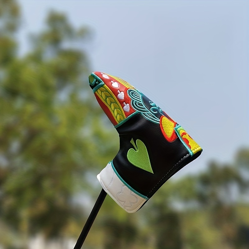 Poker Jqk Embroidered Golf Club Head Covers For Hybrid Driver