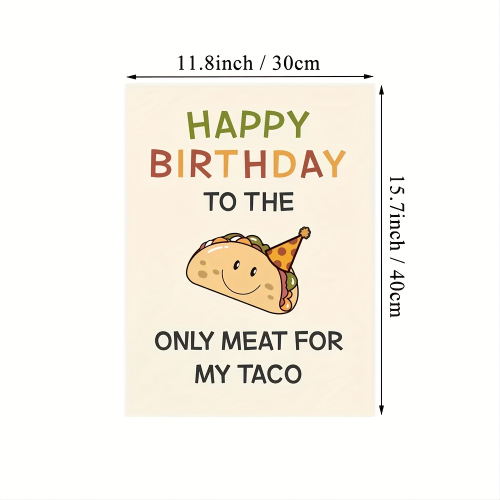 Animated Taco Birthday Card