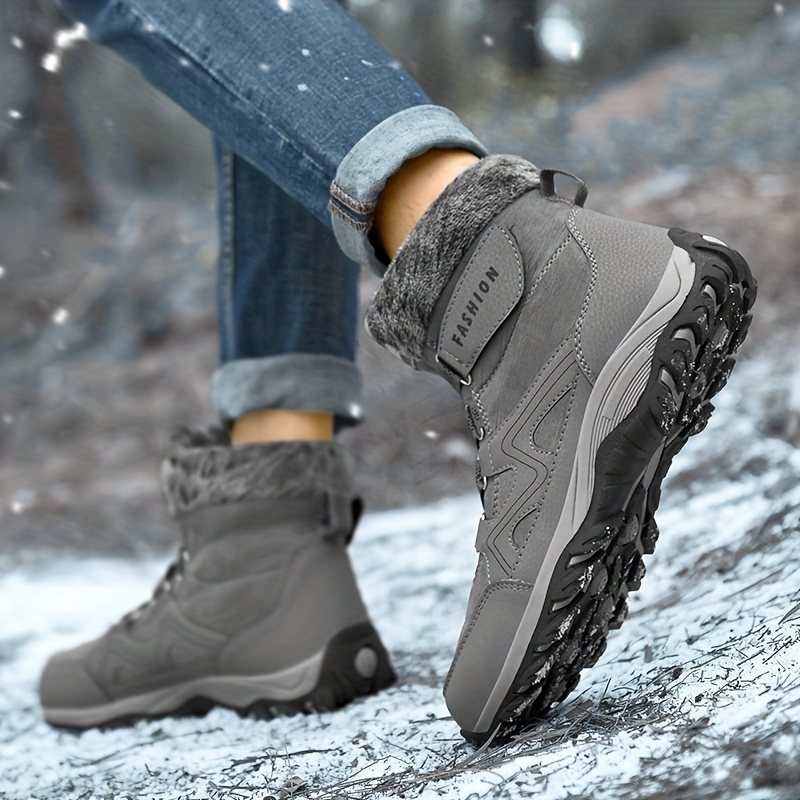 2022 Inverno di alta qualità Nuovi stivali da neve Scarpe da trekking moda  donna Stivali caldi a metà pozzo Scarpe impermeabili stringate Scarpe  casual con tacco basso