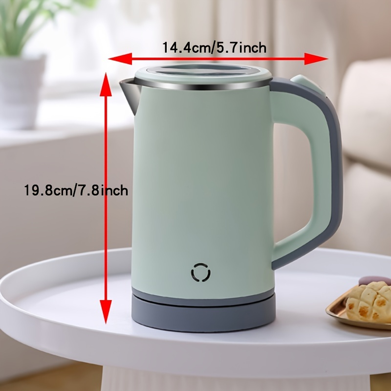 Small Electric Kettle, Double Wall Stainless Steel Bpa-free, Individual  Lids For Easy Cleaning Power For Camping, Travel, Office And More, Portable Tea  Kettle - Temu