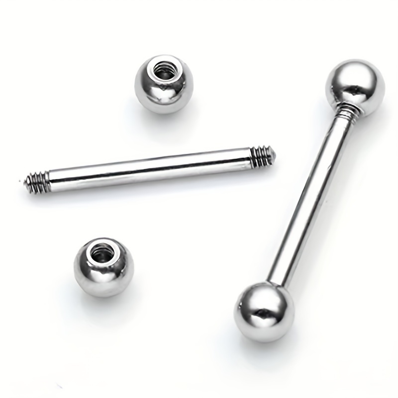 2pcs Titanium Steel Body Piercing Set for Men
