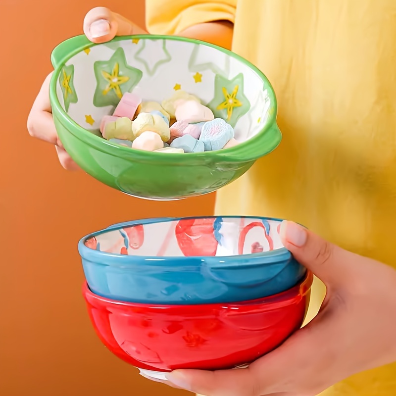 Cereal Bowls Multi colour Ceramic Soup Bowl Salad Pasta Bowl - Temu