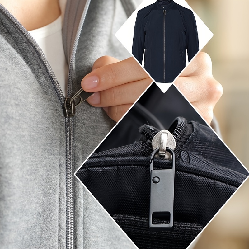 5pcs Zipper Pull Replacement, Random color Detachable Metal Zipper Pull Kit  Shaped Zipper Pulls For Coats Backpacks Jackets Pants Jeans Suitcase Purses  Handbags