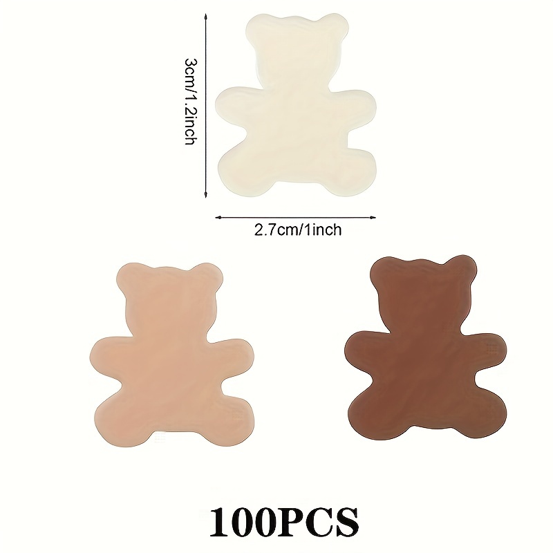 Bear Shaped Bear Colorful Paper Scraps Baby Shower Cream - Temu Canada